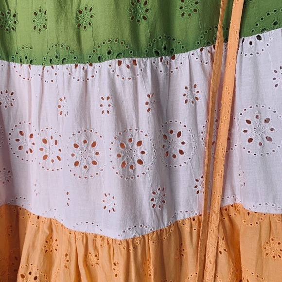 Anthropologie Hutch Fantine Maxi Skirt Womens Size Large $158 Boho Eyelet Summer - Picture 8 of 15